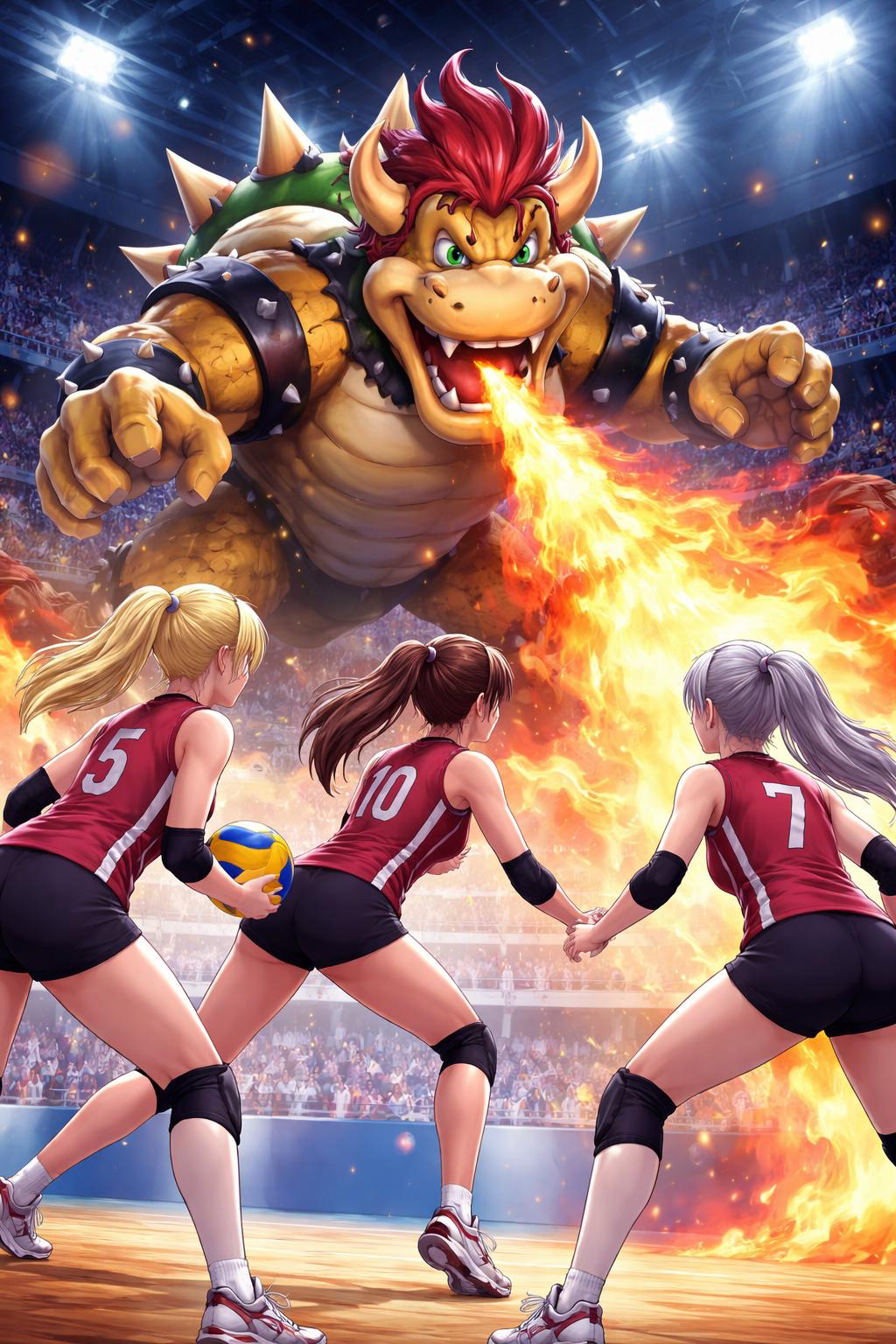 Level 1–3: Mission gegen Bowser (Volley Seetal)